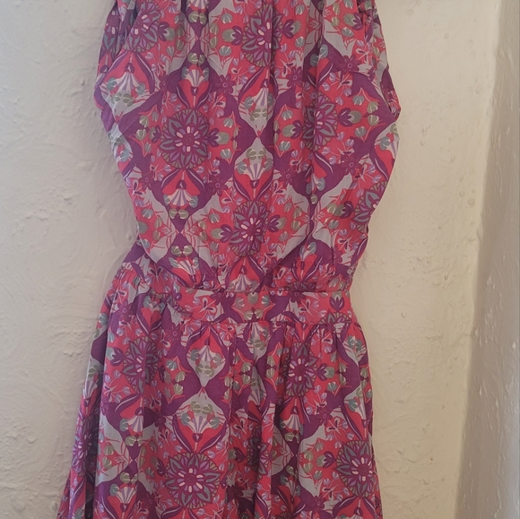 Free People Coral Tides Romper Sz Medium Hollyhock Combo NWOT - Picture 10 of 11